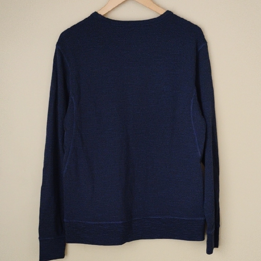 Good Man Brand Men's Navy Crewneck Sweater Size Large - Picture 3 of 6